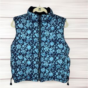 Vintage Polo Jeans Co Ralph Lauren Vest Quilted Puffy Goose Down Zip Front PM